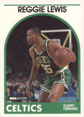 #17 Reggie Lewis - Boston Celtics - 1989-90 Hoops Basketball