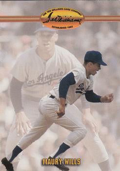 #17 Maury Wills - Los Angeles Dodgers - 1993 Ted Williams Baseball