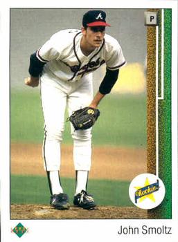 #17 John Smoltz - Atlanta Braves - 1989 Upper Deck Baseball