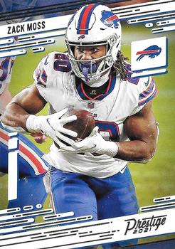 #17 Zack Moss - Buffalo Bills - 2021 Panini Prestige Football