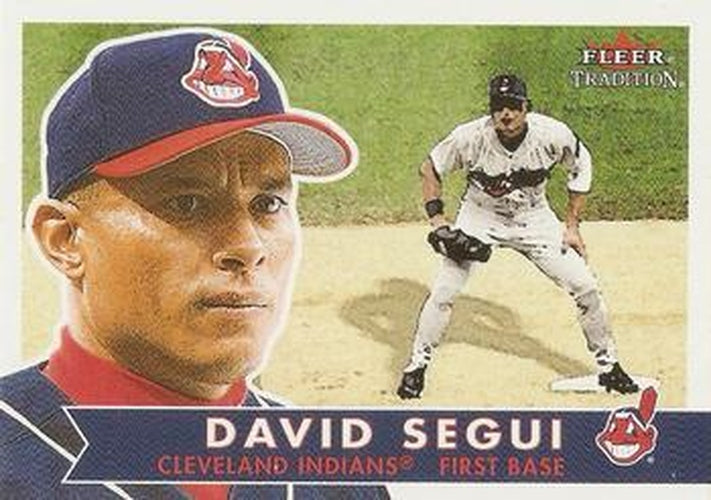 #17a David Segui - Cleveland Indians - 2001 Fleer Tradition Baseball