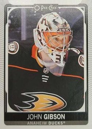 #17b John Gibson - Head Shot - Anaheim Ducks - 2021-22 O-Pee-Chee Hockey