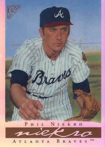 #17b Phil Niekro - Atlanta Braves - 2003 Topps Gallery Hall of Fame - Artist's Proofs Baseball