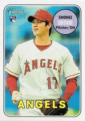#17b Shohei Ohtani - Los Angeles Angels - 2018 Topps Heritage Baseball
