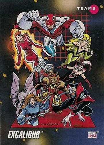 #180 Excalibur - 1992 Impel Marvel Universe