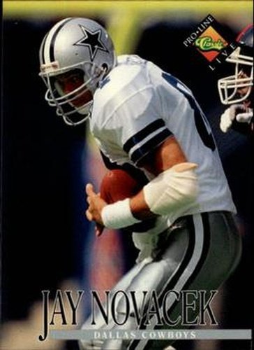 #180 Jay Novacek - Dallas Cowboys - 1994 Pro Line Live Football