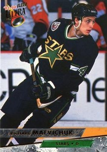 #180 Richard Matvichuk - Dallas Stars - 1993-94 Ultra Hockey