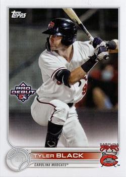 #PD-180 Tyler Black - Carolina Mudcats - 2022 Topps Pro Debut Baseball