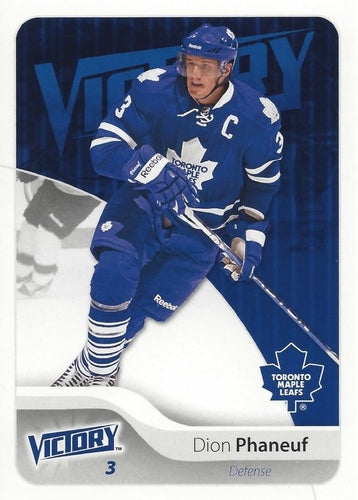 #180 Dion Phaneuf - Toronto Maple Leafs - 2011-12 Upper Deck Victory Hockey