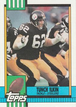 #180 Tunch Ilkin - Pittsburgh Steelers - 1990 Topps Football