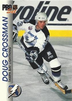 #180 Doug Crossman - Tampa Bay Lightning - 1992-93 Pro Set Hockey