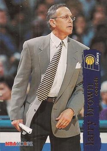 #180 Larry Brown - Indiana Pacers - 1995-96 Hoops Basketball