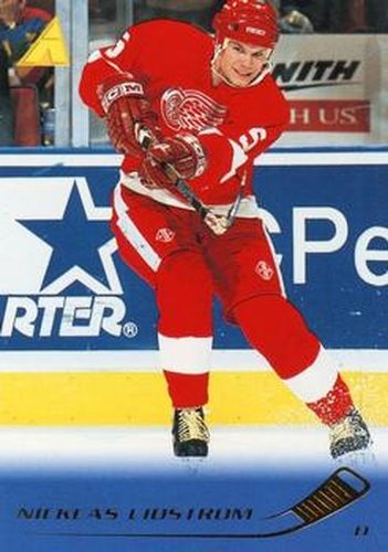 #180 Nicklas Lidstrom - Detroit Red Wings - 1995-96 Pinnacle Hockey