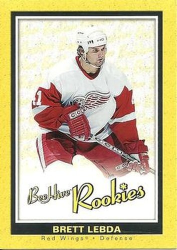 #180 Brett Lebda - Detroit Red Wings - 2005-06 Upper Deck Beehive Hockey