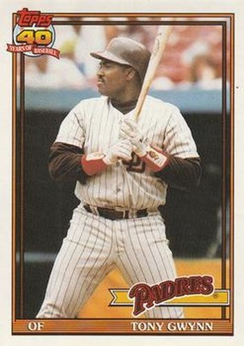 #180 Tony Gwynn - San Diego Padres - 1991 O-Pee-Chee Baseball