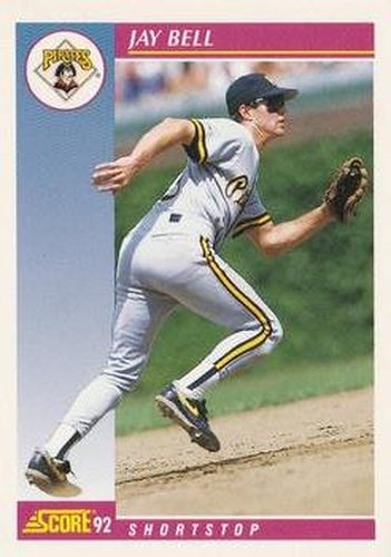 #180 Jay Bell - Pittsburgh Pirates - 1992 Score Baseball