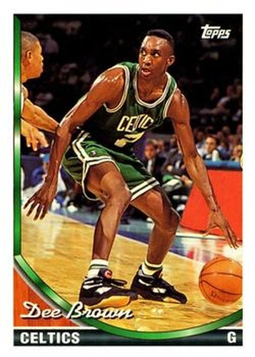 #180 Dee Brown - Boston Celtics - 1993-94 Topps Basketball