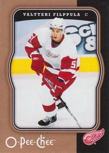 #180 Valtteri Filppula - Detroit Red Wings - 2007-08 O-Pee-Chee Hockey