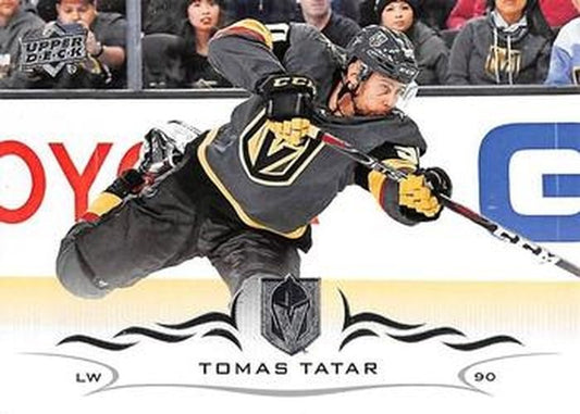 #180 Tomas Tatar - Vegas Golden Knights - 2018-19 Upper Deck Hockey