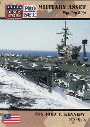 #180 USS John F. Kennedy CV-67 - 1991 Pro Set Desert Storm
