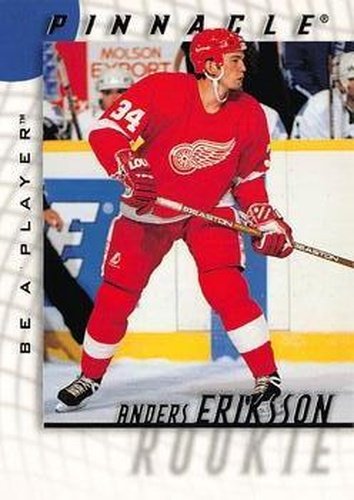 #180 Anders Eriksson - Detroit Red Wings - 1997-98 Pinnacle Be a Player Hockey