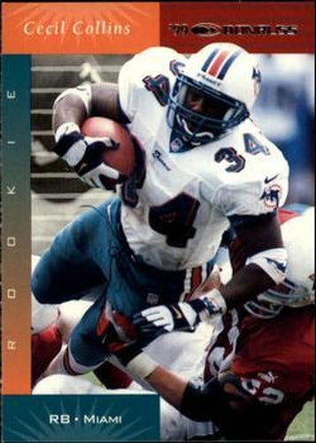 #180 Cecil Collins - Miami Dolphins - 1999 Donruss Football