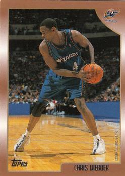 #180 Chris Webber - Washington Wizards - 1998-99 Topps Basketball