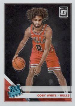 #180 Coby White - Chicago Bulls - 2019-20 Donruss Optic Basketball