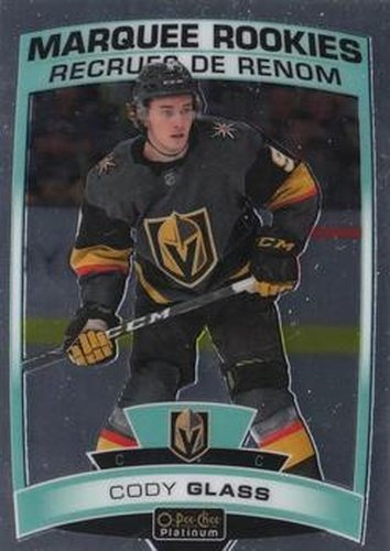 #180 Cody Glass - Vegas Golden Knights - 2019-20 O-Pee-Chee Platinum Hockey