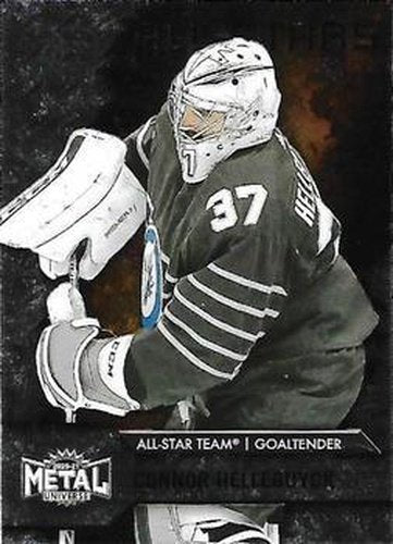 #180 Connor Hellebuyck - Winnipeg Jets - 2020-21 Skybox Metal Universe Hockey