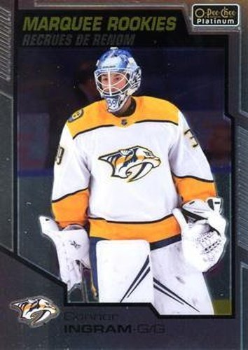 #180 Connor Ingram - Nashville Predators - 2020-21 O-Pee-Chee Platinum Hockey