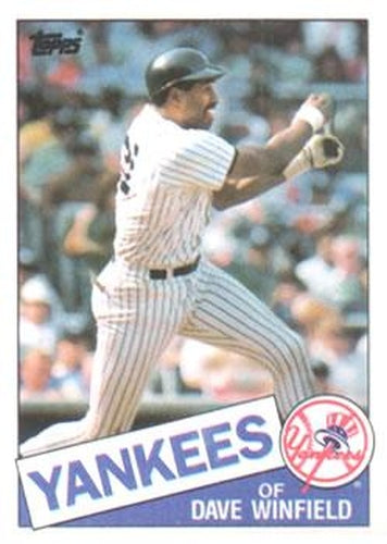 #180 Dave Winfield - New York Yankees - 1985 Topps Baseball