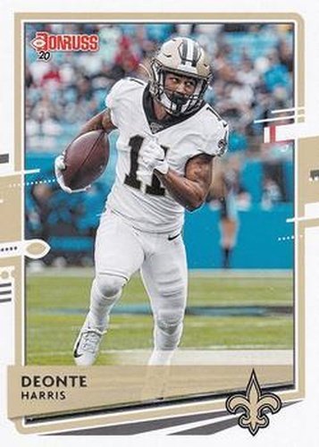 #180 Deonte Harris - New Orleans Saints - 2020 Donruss Football