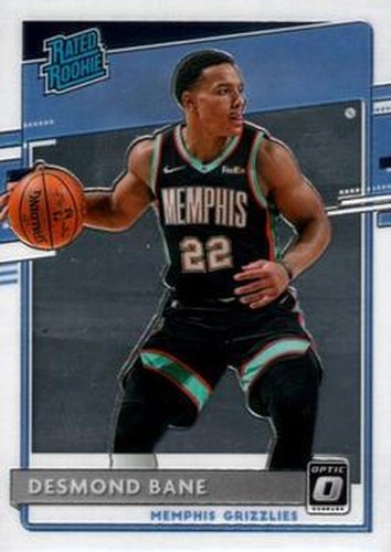 #180 Desmond Bane - Memphis Grizzlies - 2020-21 Donruss Optic Basketball