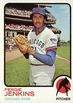 #180 Fergie Jenkins - Chicago Cubs - 1973 Topps Baseball