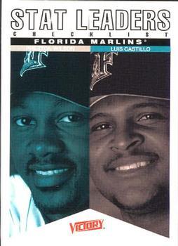 #180 Preston Wilson / Luis Castillo - Florida Marlins - 2000 Upper Deck Victory Baseball