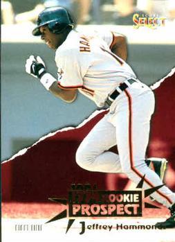 #180 Jeffrey Hammonds - Baltimore Orioles - 1994 Select Baseball
