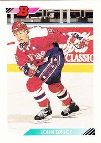 #180 John Druce - Washington Capitals - 1992-93 Bowman Hockey