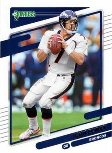 #180 John Elway - Denver Broncos - 2021 Donruss Football