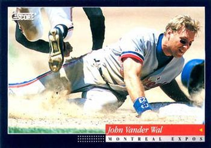 #180 John Vander Wal - Montreal Expos -1994 Score Baseball