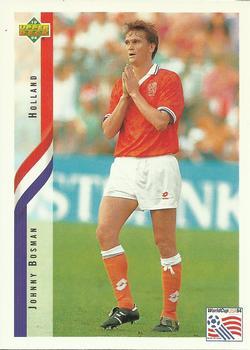 #180 Johnny Bosman - Netherlands - 1994 Upper Deck World Cup Contenders English/Spanish Soccer