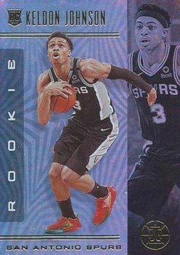 #180 Keldon Johnson - San Antonio Spurs - 2019-20 Panini Illusions Basketball