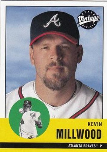#180 Kevin Millwood - Atlanta Braves - 2001 Upper Deck Vintage Baseball