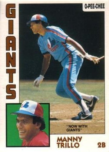 #180 Manny Trillo - San Francisco Giants - 1984 O-Pee-Chee Baseball
