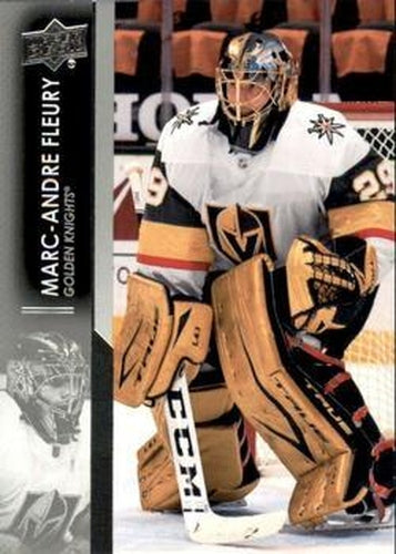 #180 Marc-Andre Fleury - Vegas Golden Knights - 2021-22 Upper Deck Hockey