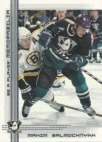 #180 Maxim Balmochnykh - Anaheim Mighty Ducks - 2000-01 Be a Player Memorabilia Hockey