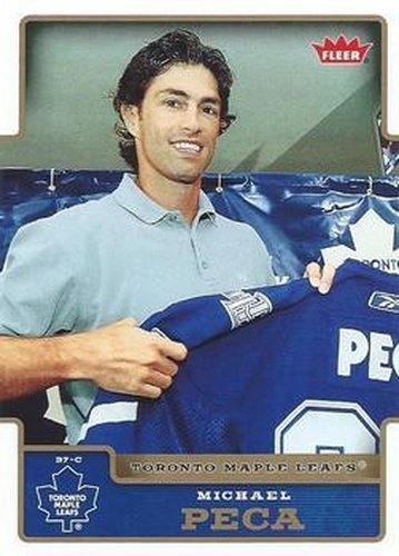 #180 Michael Peca - Toronto Maple Leafs - 2006-07 Fleer Hockey