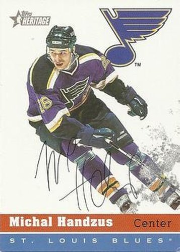 #180 Michal Handzus - St. Louis Blues - 2000-01 Topps Heritage Hockey