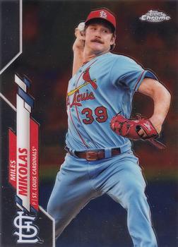 #180 Miles Mikolas - St. Louis Cardinals - 2020 Topps Chrome Baseball