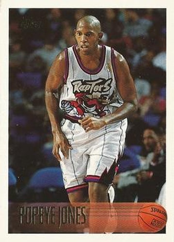 #180 Popeye Jones - Toronto Raptors - 1996-97 Topps Basketball